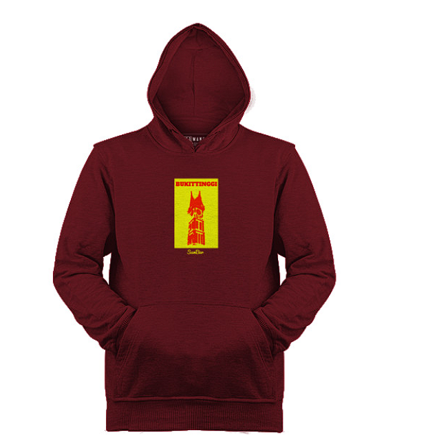 Hoodie Jam Gadang - Merah
