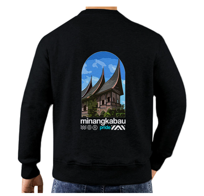 Crewneck Rumah Gadang - Hitam
