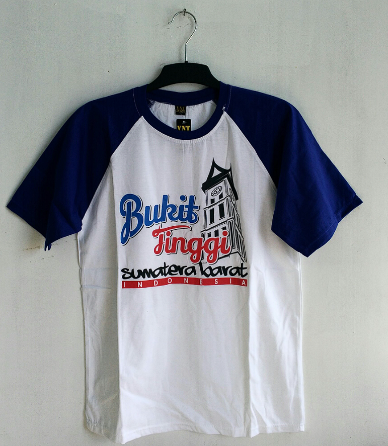 Baju Kaos Jam Gadang Anak-Anak - Hitam Putih