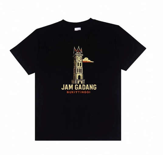 Baju Kaos Jam Gadang Dewasa - Donker