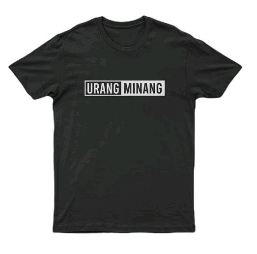 Baju Kaos Urang Minang Dewasa - Hitam