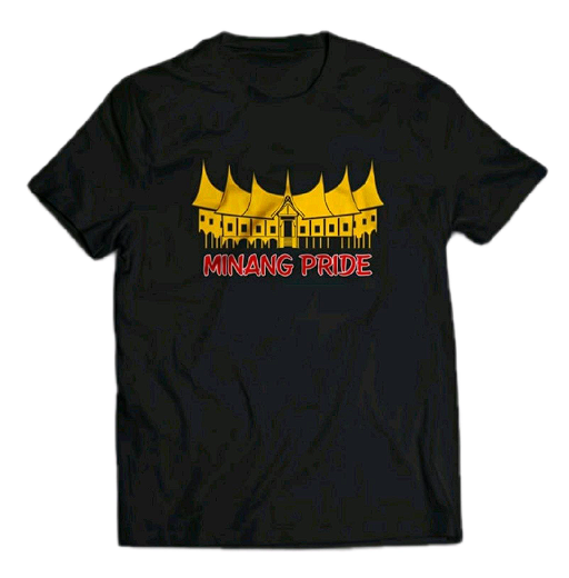 Baju Kaos Minang Pride Dewasa - Hitam